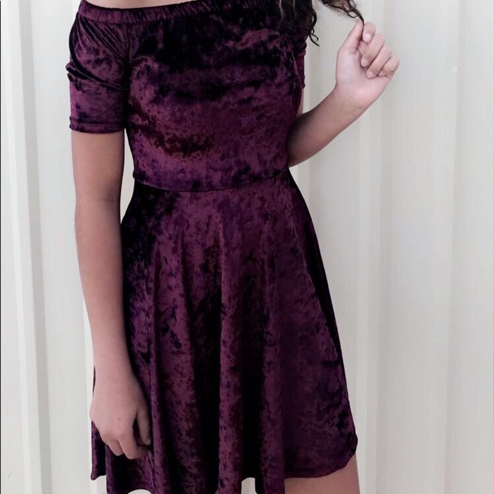 velvet dress